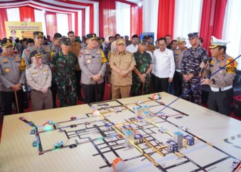 Tinjau Pos Pam Ketupat 2024, Kapolda Riau : Jadikan Polsek Jajaran Sabagai Tempat Penitipan Kendaraan