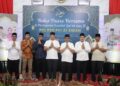 Momen peringatan Nuzulul qur’an dan silaturahmi Keluarga besar Polres Pelalawan bersama Forkopinda Kapolres Pelalawan penyerahan Penghargaan kepada Penyelenggara Pemilu 2024.