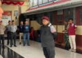 Kepala Lapas Kelas IIB Teluk Kuantan, Pejabat Struktural dan Seluruh pegawai Apel Siaga 3-1 Bersama TNI, Polri, dan BNN