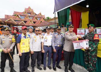Kapolda Riau Tinjau Persiapan Arus Mudik di Pekanbaru
