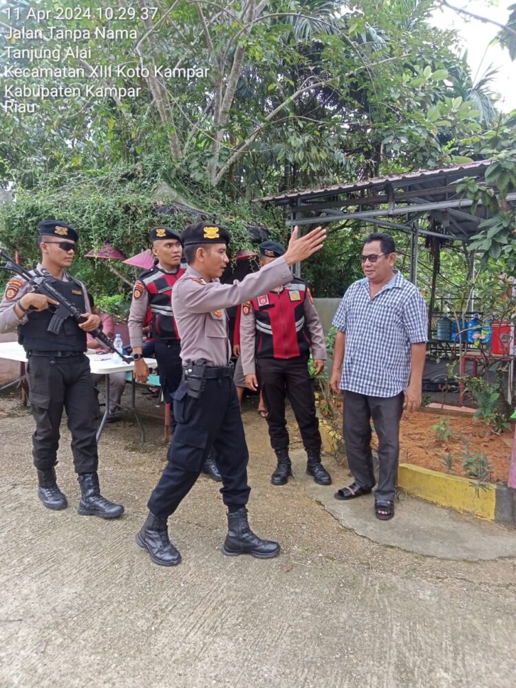 Sat Samapta Polres Kampar Patroli Ibjek Wisata Danau Rusa