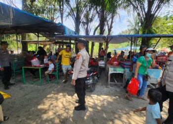 Kasat Binmas AKP Era Maifo Beri Himbauan di Tempat Wisata Agro Tapung