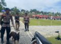 Subsatgas Satwa Ops Ketupat LK 2024 Libatkan Satwa K9 Dalam Sterilisasi Tempat Wisata