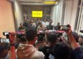 Press Conference dan Mediasi Pasca Aksi Perkelahian Oknum Yon Brimob B Pelopor Polda Papua Barat Dengan Pom Lantamal XIV Sorong Aman