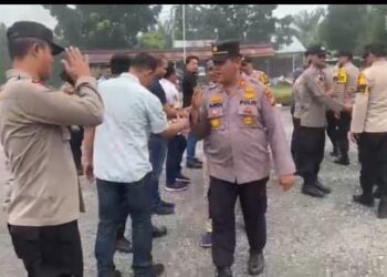 Perkuat Tali Silaturahmi, Kapolsek Siak Hulu AKP Asdisyah Halal Bihalal Sama Jajaran Anggotanya