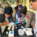 Kasat Resnarkoba Polres Kampar AKP Aprinaldi, Dampingi Tes Urine Personil