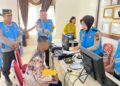 Kapolres Pelalawan Awasi Proses Penerimaan Calon Anggota Polri di Mapolres Pelalawan