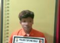 Pelaku Pencabulan di Amankan Warga, dan Diserahkannya ke Polsek Tapung Hulu