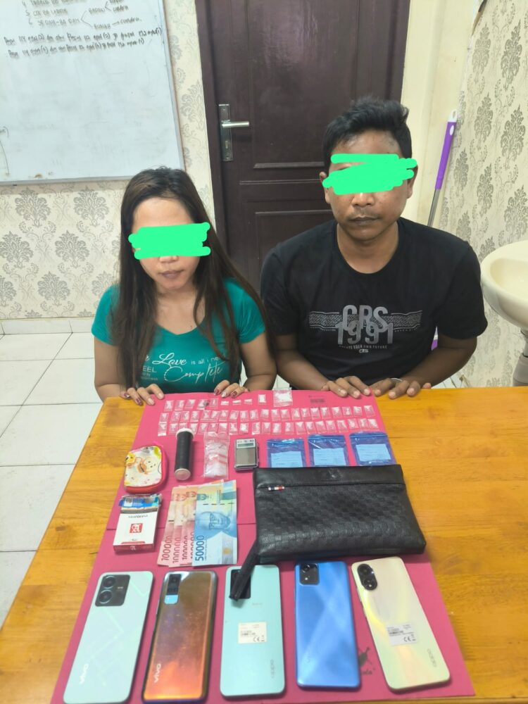 Gila,!!! Suami Istri di Sikat Sat Resnarkoba Polres Siak” Akibat Kerjasama Dalam Peredaran Narkoba Diwilayah Hukum Polres Siak