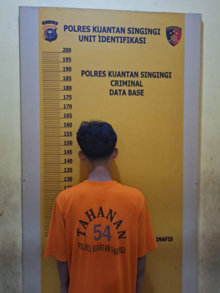 Sat Reskrim Polres Kuansing Ungkap Kasus Persetubuhan Anak Diawah Umur