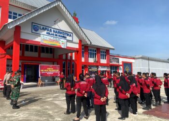Tingkatkan Kedisiplinan, Lapas Narkotika Kelas IIB Rumbai Gelar Kegiatan Fisik, Mental dan Disiplin