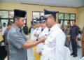 Pj Bupati Kampar Diwakili Sekda, Lantik 7 Pj Kepala Desa di Tapung