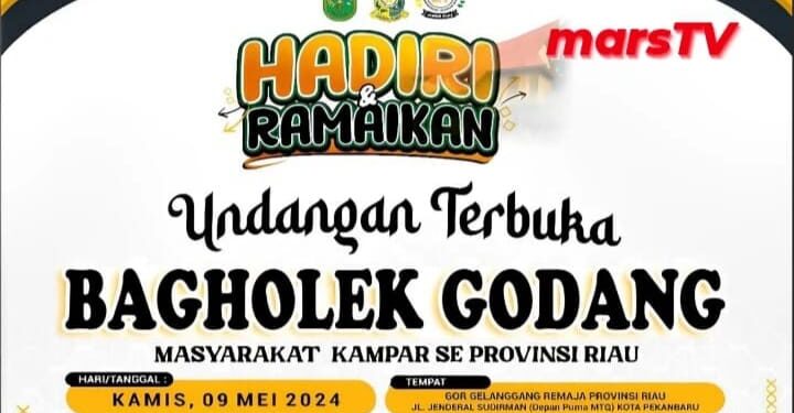 Undangan Untuk Masyarakat Kampar Riau di Seluruh Indonesia” Bagholek Godang