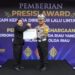 Dirlantas Polda Riau KBP Taufiq Lukman Nurhidayat, SIK,. MH Raih Presisi Award Dari LEMKAPI