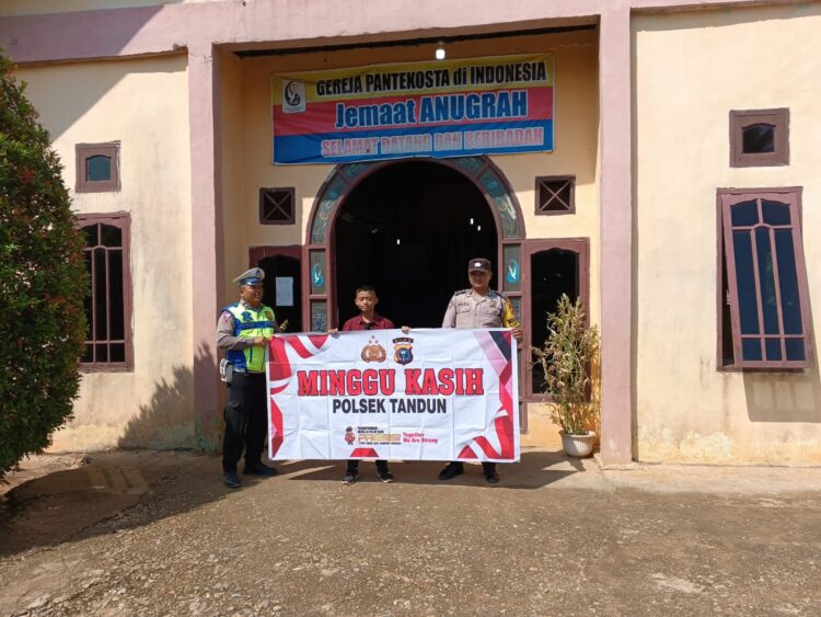 Personil Polsek Tandun Terima Keluhan Masyarakat Soal Knalpot Brong Saat Giat Minggu Kasih