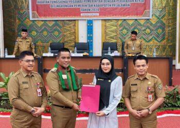 Bupati Pelalawan H Zukri Lantik 280 PPPK Tenaga Guru dan Kesehatan