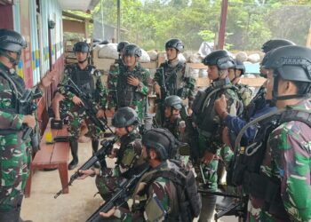 Laksanakan Tugas Pengamanan Papua, Aparat TNI Tempati Akomodasi Militer
