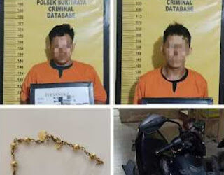 Polsek Bukit Raya Amankan Dua Orang Pelaku Jambret