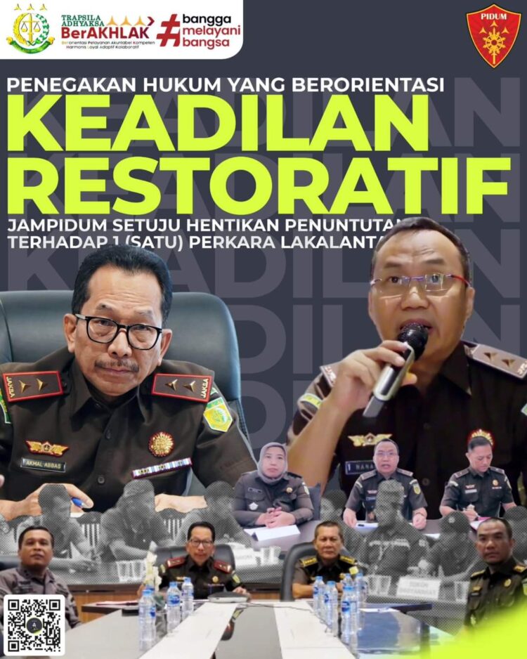 Jampidum Kejaksaan Agung RI Setujui Pengajuan 1 Perkara penghentian Penuntutan Berdasarkan Keadilan Restoratif Justice Dari Kejati Riau