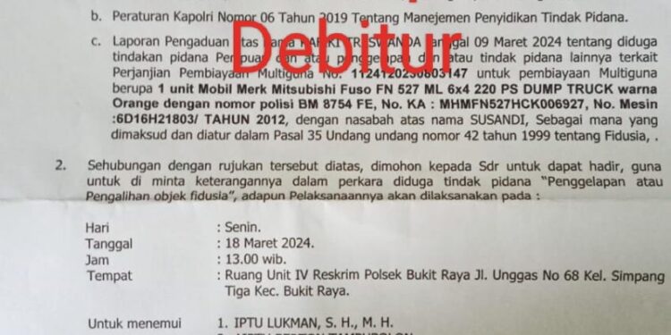 Waduh!! PPRI Angkat Bicara Terkait Wom Finance Polisikan Debitur