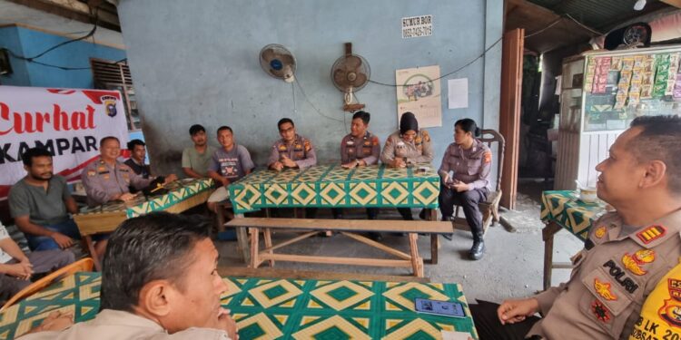 Jum’at Curhat Polres Kampar Menyapa dengarkan Keluhan Masyarakat