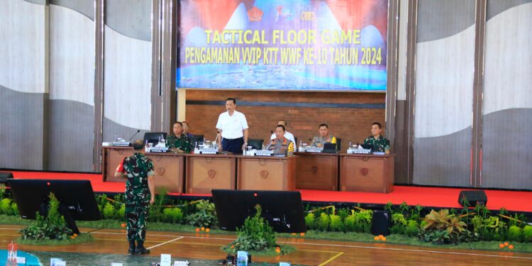 Simulasikan Pengamanan WWF, TNI-Polri Gelar TFG Gabungan
