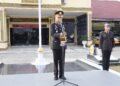 Upacara Hari Kebangkitan Nasional 2024 di Lapangan Apel Mapolres Kampar