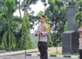 Polres Kuansing Lakukan Pengamanan Pelepasan Keberangkatan Calon Jemaah Haji