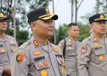 Polres Kuansing Gelar Apel Akbar Bhabinkamtibmas Polres Kuansing