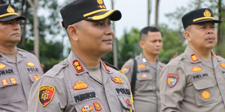 Polres Kuansing Gelar Apel Akbar Bhabinkamtibmas Polres Kuansing