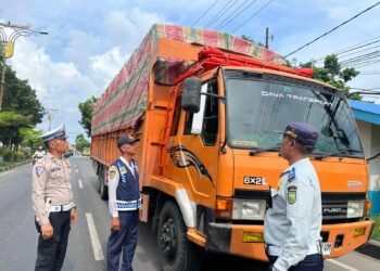 Sat Lantas Polres Kuansing Sosialisasi Program Bulan Dirlantas Polda Riau