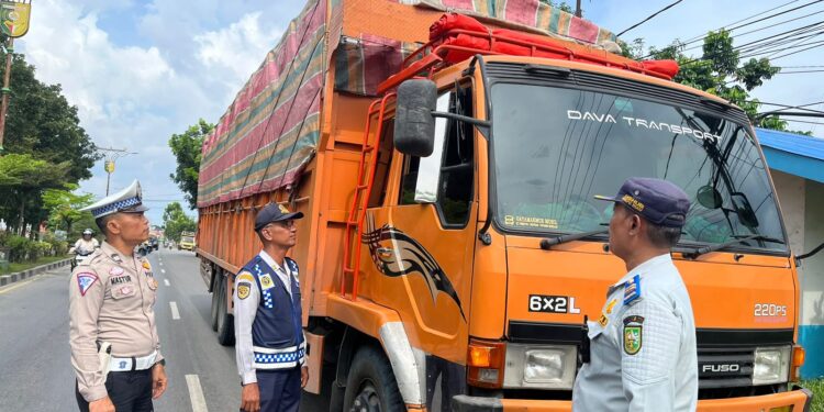 Sat Lantas Polres Kuansing Sosialisasi Program Bulan Dirlantas Polda Riau