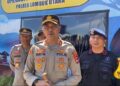 Imbangi Pengamanan WWF di Bali, Kapolres Lombok Utara Tinjau Pengamanan di Pelabuhan Bangsal