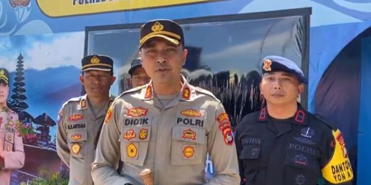 Imbangi Pengamanan WWF di Bali, Kapolres Lombok Utara Tinjau Pengamanan di Pelabuhan Bangsal