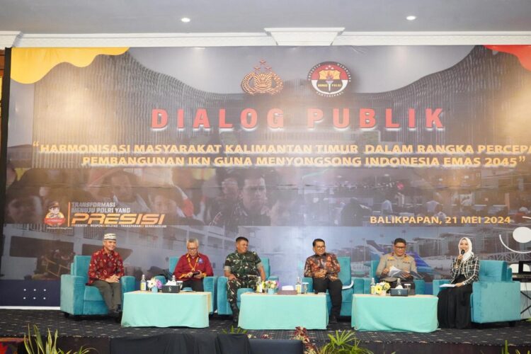 Dialog Penguatan Internal” Polri Harmonisasi Masyarakat Kaltim Menuju Indonesia Emas 2045
