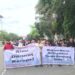 Ratusan Mahasiswa AM-PPK Unjuk Rasa Didepan Kejati dan Mapolda Riau