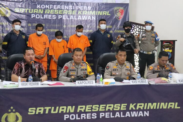 Polres Pelalawan Ungkap 3 Orang Pelaku Cabul Anak di Bawah Umur