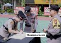 Kapolres Siak AKBP Asep Sujarwadi Pimpin Upacara Sertijab Kasat, Kapolsek Tualang dan Kasi Propam