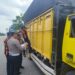Sat Lantas Polres Siak dan Dishub Kabupaten Siak gelar Ramp Check Kendaraan Angkutan Umum.