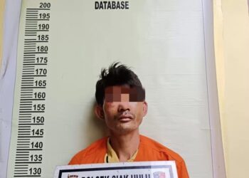 Bertahun Tahun Cabuli Anak Tiri, Ayah Tiri Ditangkap Massa dan Digiring Kemapolsek Siak Hulu