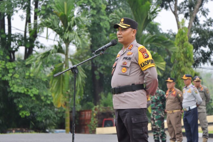Polres Kuansing gelar Apel Sinergitas Kunjungan Presiden RI Tahun 2024