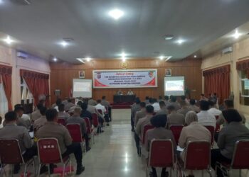 Supervisi Penggunaan Anggaran Semester 1 T.A 2024 oleh Ro Rena Polda Riau di Polres Kuansing