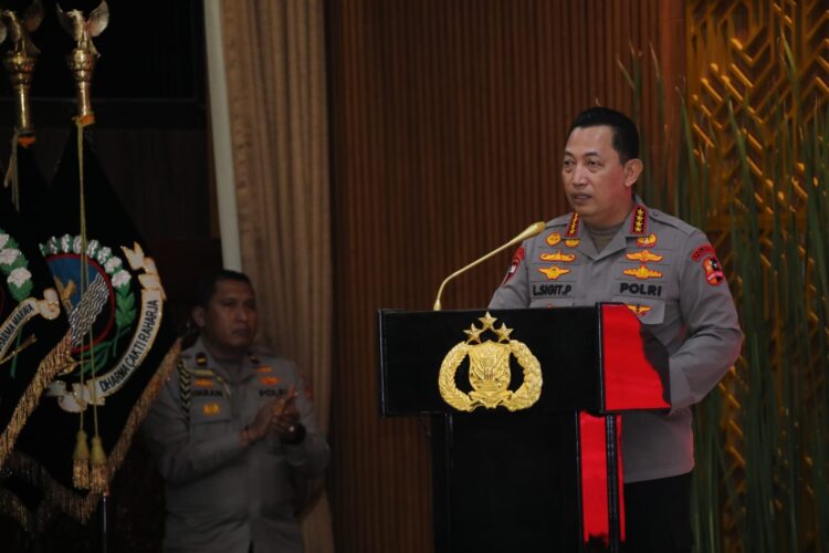 Kapolri Buka Rakernis Gabungan 4 Satker Polr
