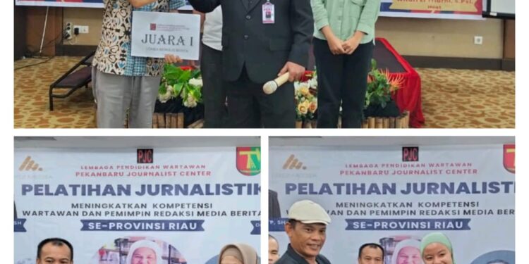 Perhelat Pelatihan Jurnalistik Ditata oleh Wahyudi Pangabean, MH, Pemimpin Redaksi Nadaviral Raih Juara 1