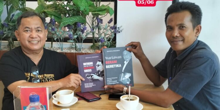 Dirut PJC, Wahyudi El Panggabean Ngopi Sore Bersama Pemred MuaraMars.com