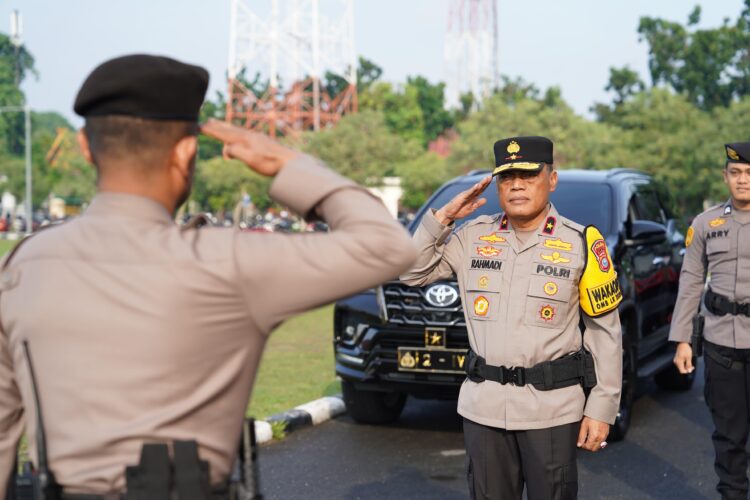 Pelepasan Tim Pengambilan Air Suci Pemuliaan Nilai-Nilai Tribrata Dalam Rangka Hut Bhayangkara Ke-78 Tahun 2024