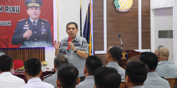 Kunjungi Lapas Pasir Pengaraian, Kakanwil Ajak Tinggalkn Legacy