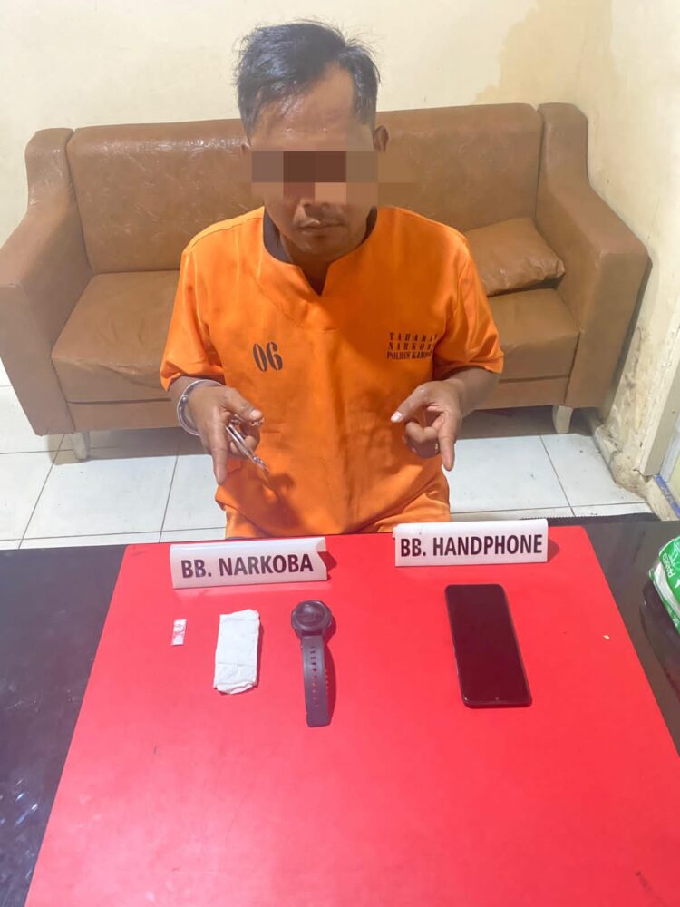 Selipkan Narkoba di Jam Tangan, Warga Desa Suka Mulya Ditangkap Polisi