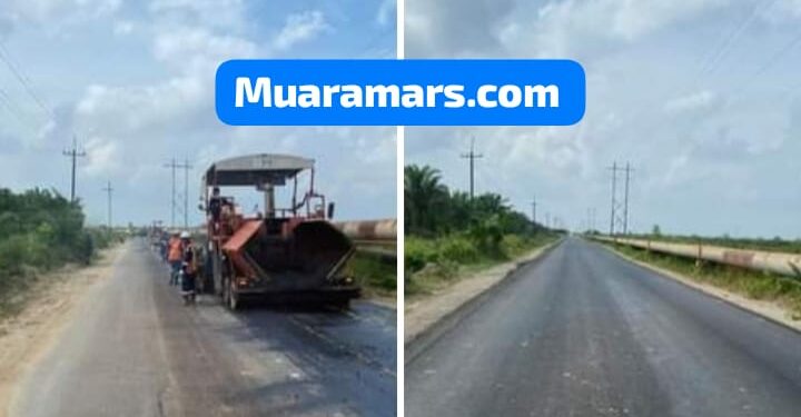 Hasil Musawarah Pemkab Rohil Bersama PT PHR dan Masyarakat Kubu,” 18 KM Selesai Pengaspalan Jalan