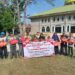 Jelang HUT Bhayangkara Ke-78 Kapolsek Siak Hulu Pimpin Giat Bakti Relegi Dan Beri Bantuan Sembako